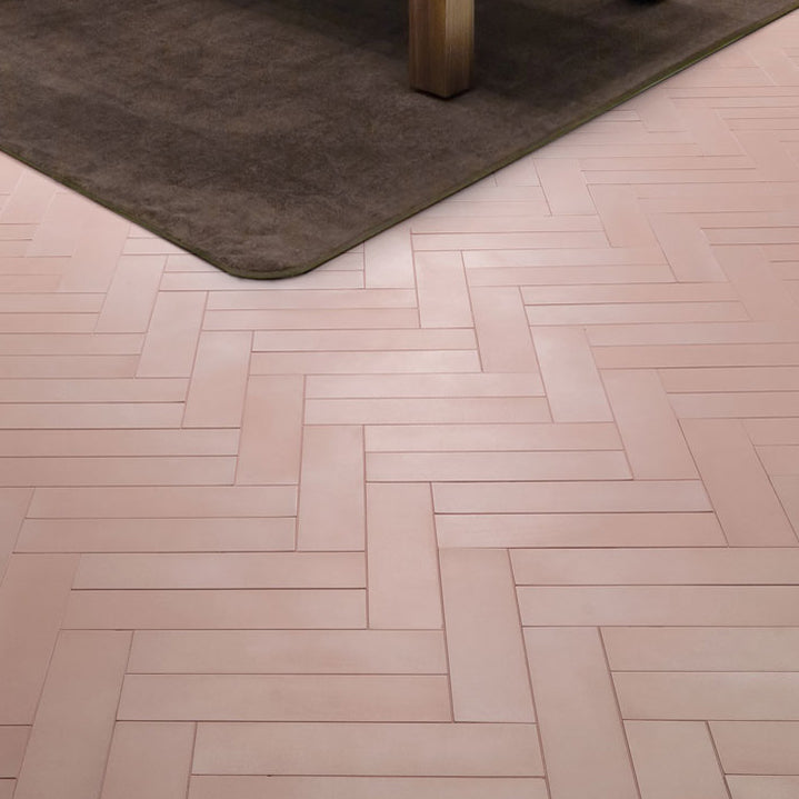 Boston Rose Pink Brick Shaped Wall and Floor Tile