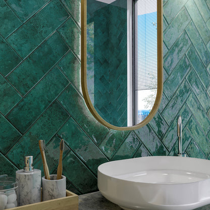 Creek Sea Green Wall Tile