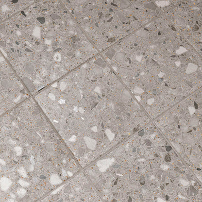 Dapper Grey Terrazzo Effect Small Wall and Floor Tile