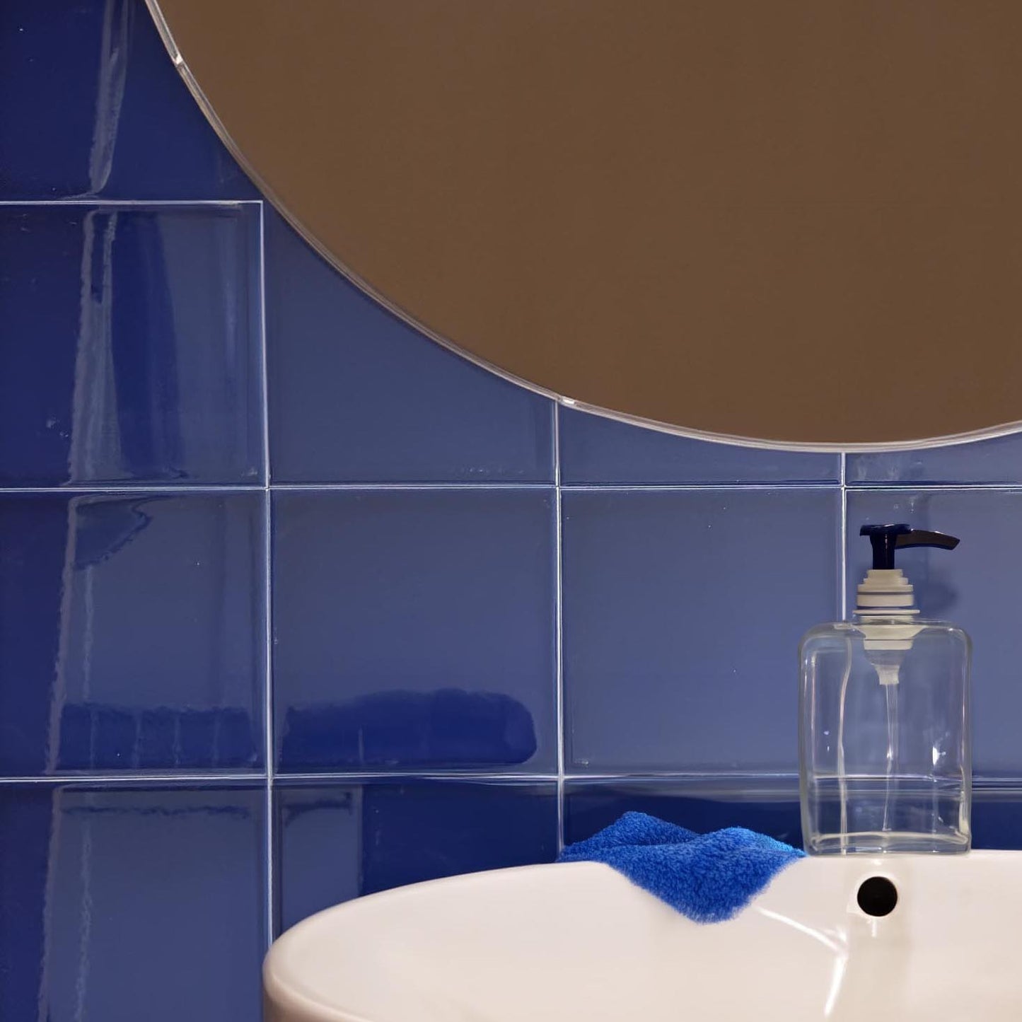 Elementary Royale Blue Square Wall Tile