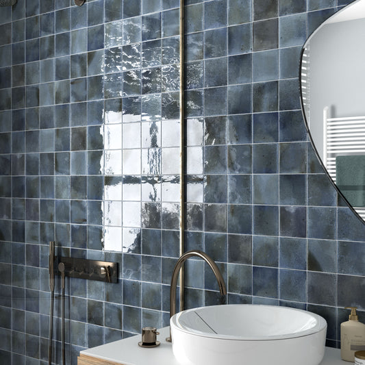 Vietnam Blue Night Square Wall Tile