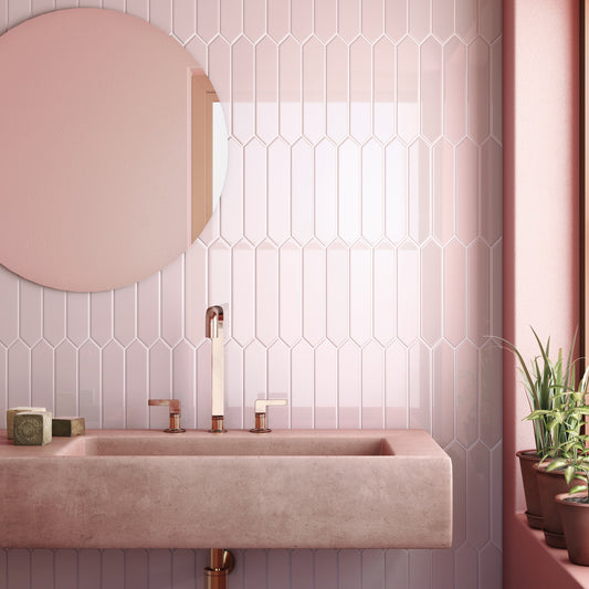 Delilah Blush Pink Wall Tile