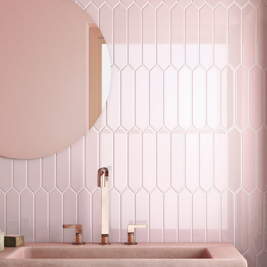 Delilah Blush Pink Wall Tile