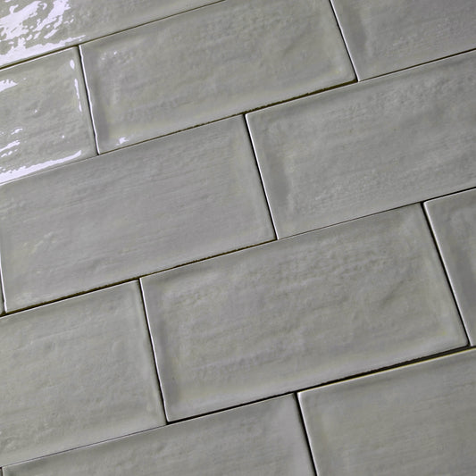 Florence Sage Green Brick Shaped Wall Tile