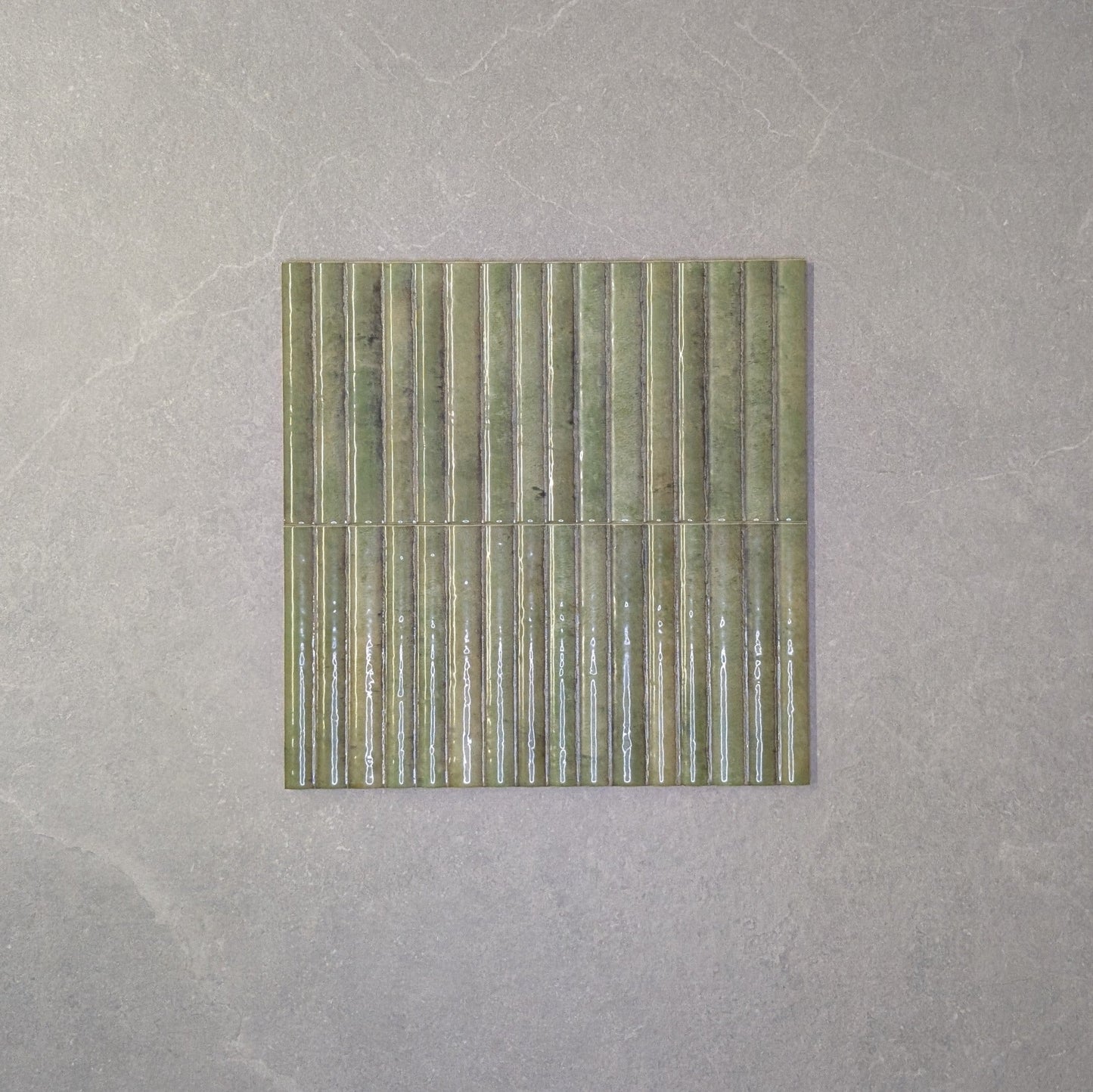 Raphael Green Fluted Wall Tile