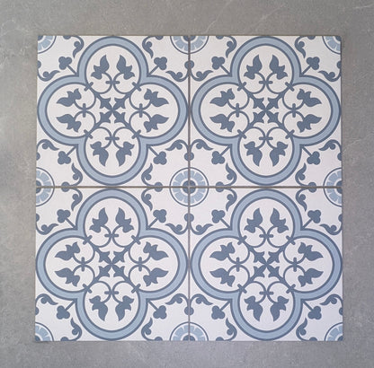 Chichester Blue Victorian Wall and Floor Tile