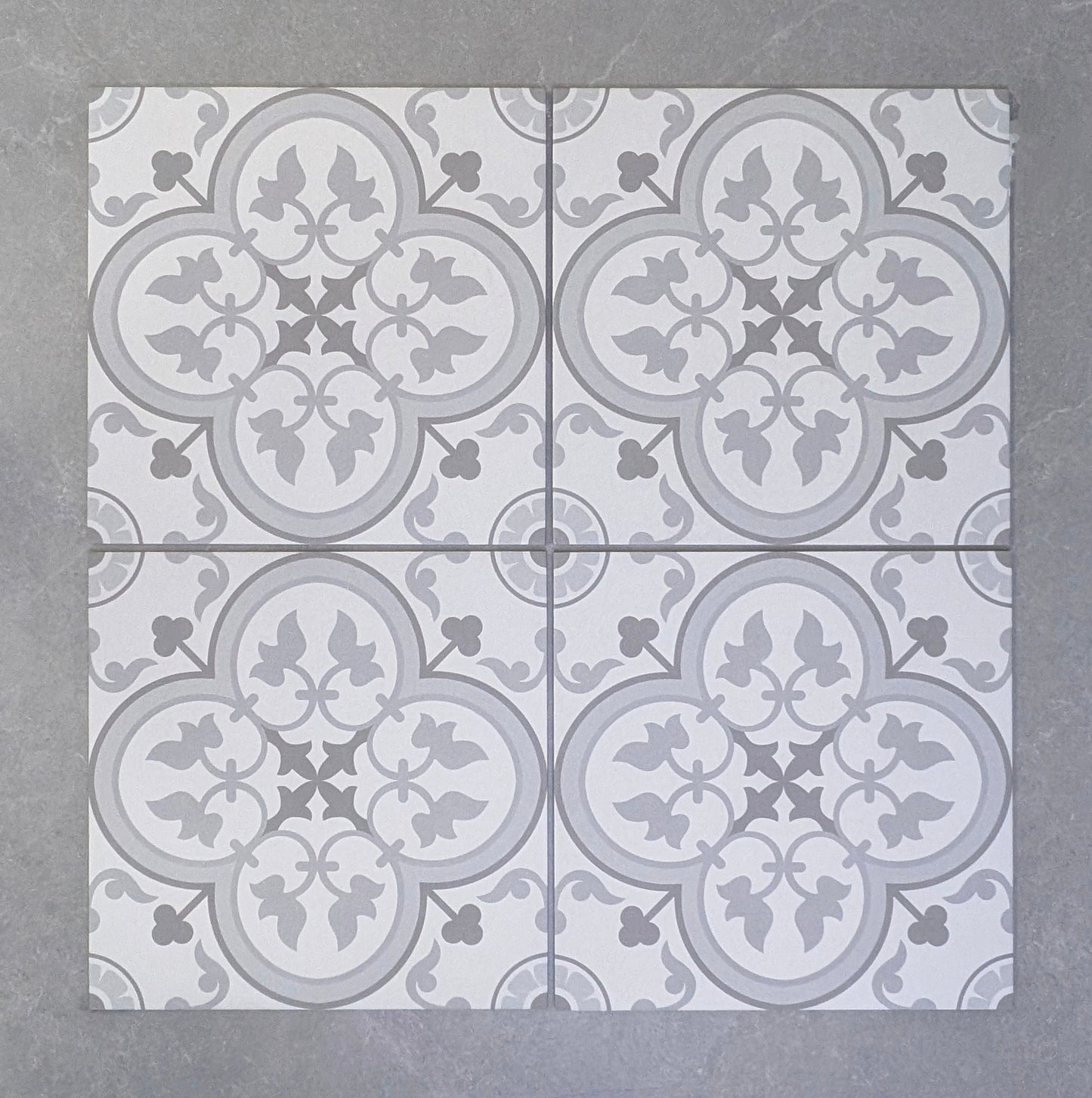 Chichester Grey Victorian Wall and Floor Tile