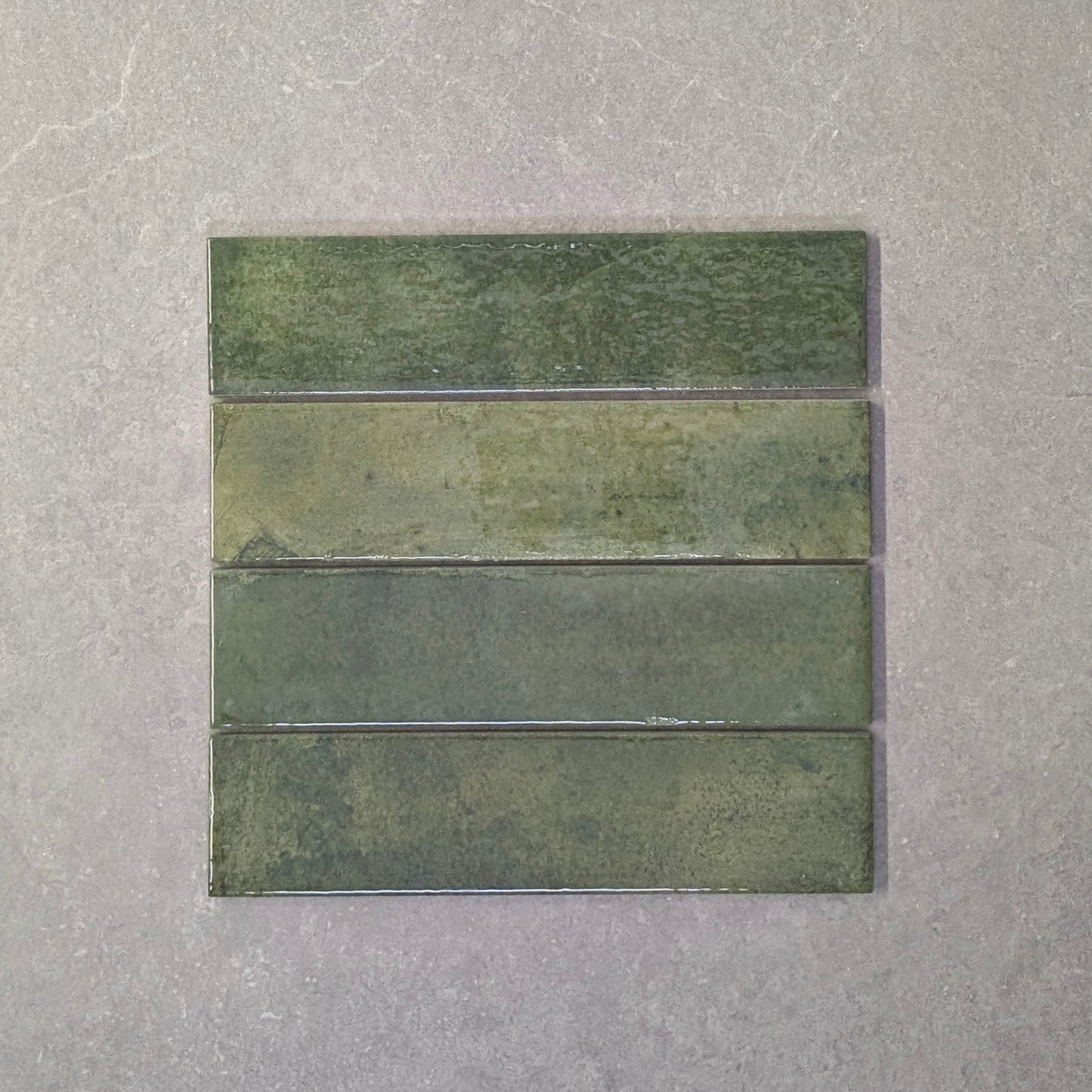 Arizona Green Slim Brick Wall Tile