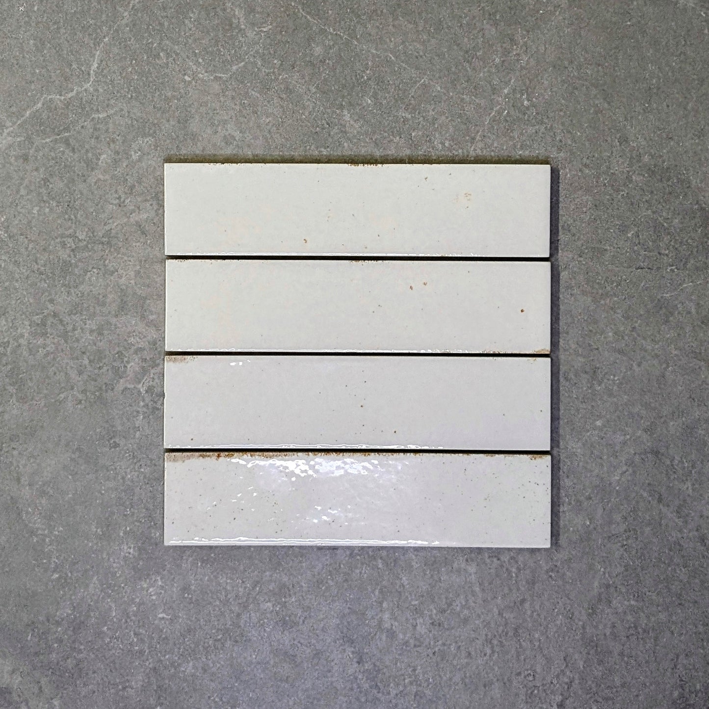 Realm White Slim Brick Wall Tile