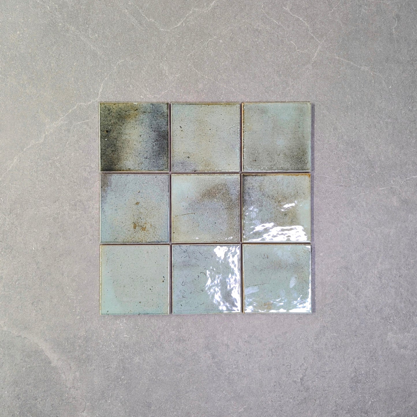 Vietnam Willow Green Square Wall Tile