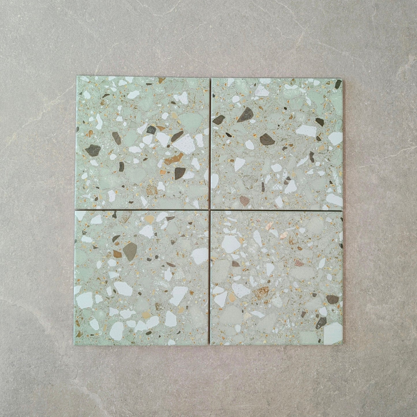 Dapper Green Terrazzo Effect Wall and Floor Tile