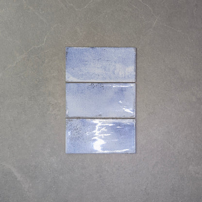 Dante Blue Brick Shaped Wall Tile