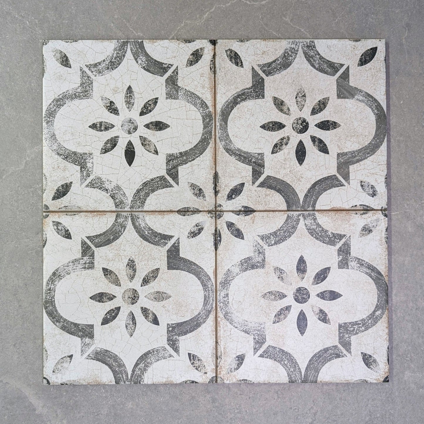 York Grey Victorian Wall And Floor Tile