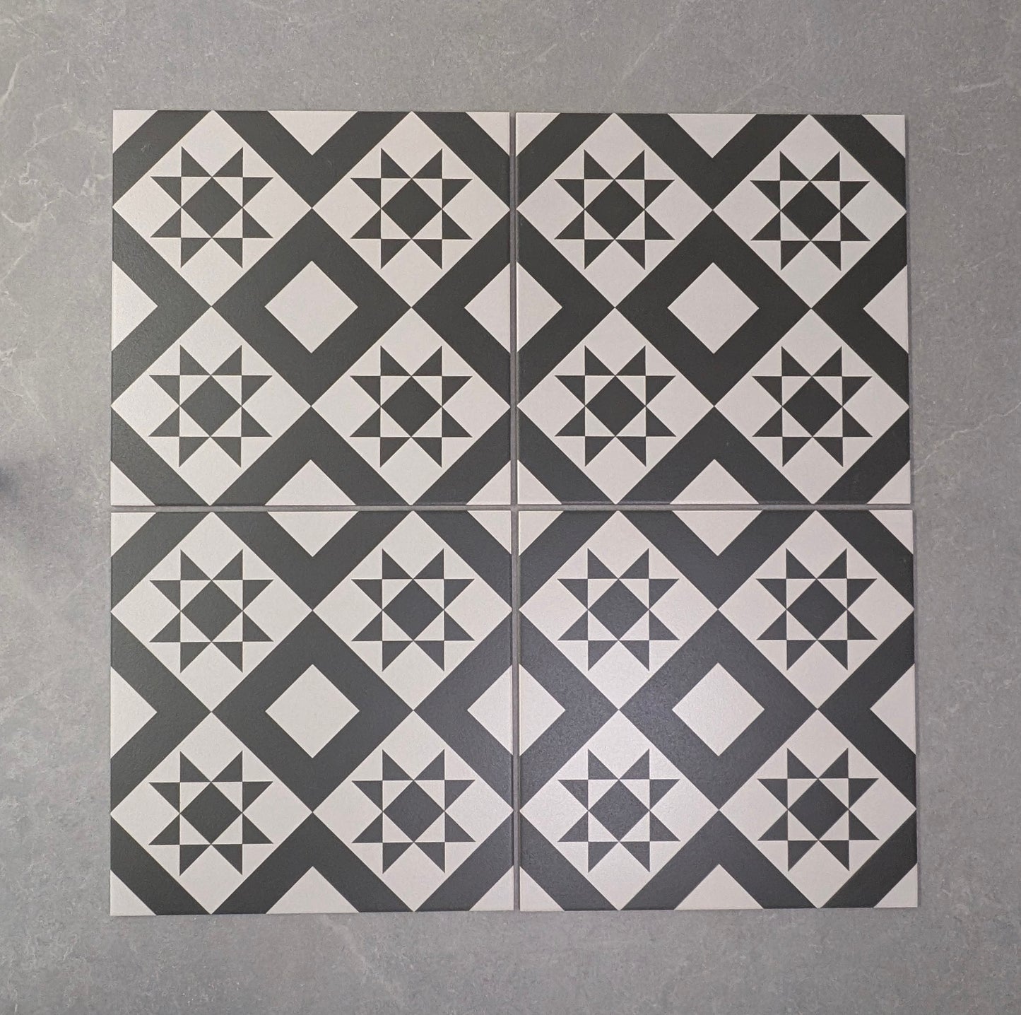 Century Black Wall and Floor Tile