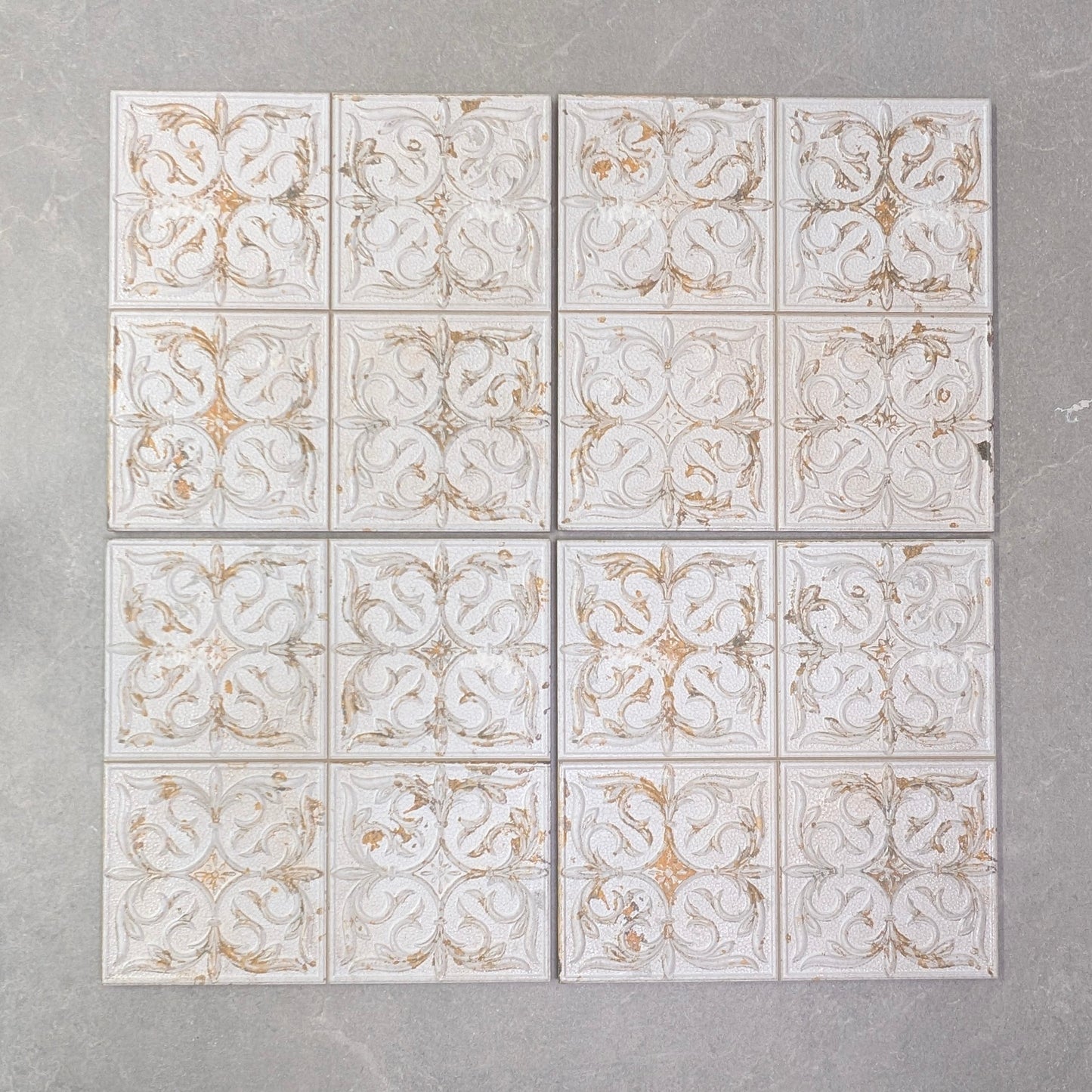 Rome White Decorative Wall Tile