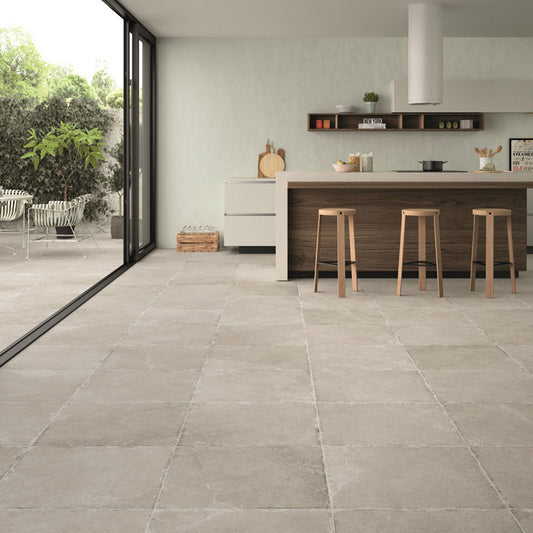 Calabria Light Grey 600x600mm Floor Tile