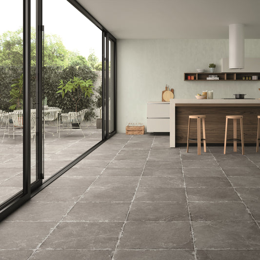 Calabria Dark Grey 600x600mm  Floor Tile