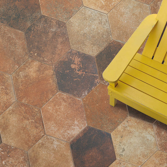 Felix Brown Indoor/Outdoor Floor Tile