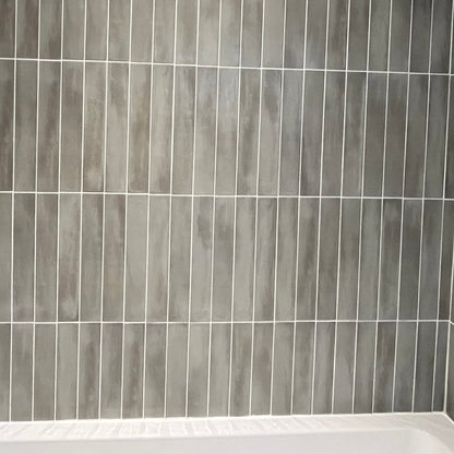 Lacquer Sage Grey Wall Tile