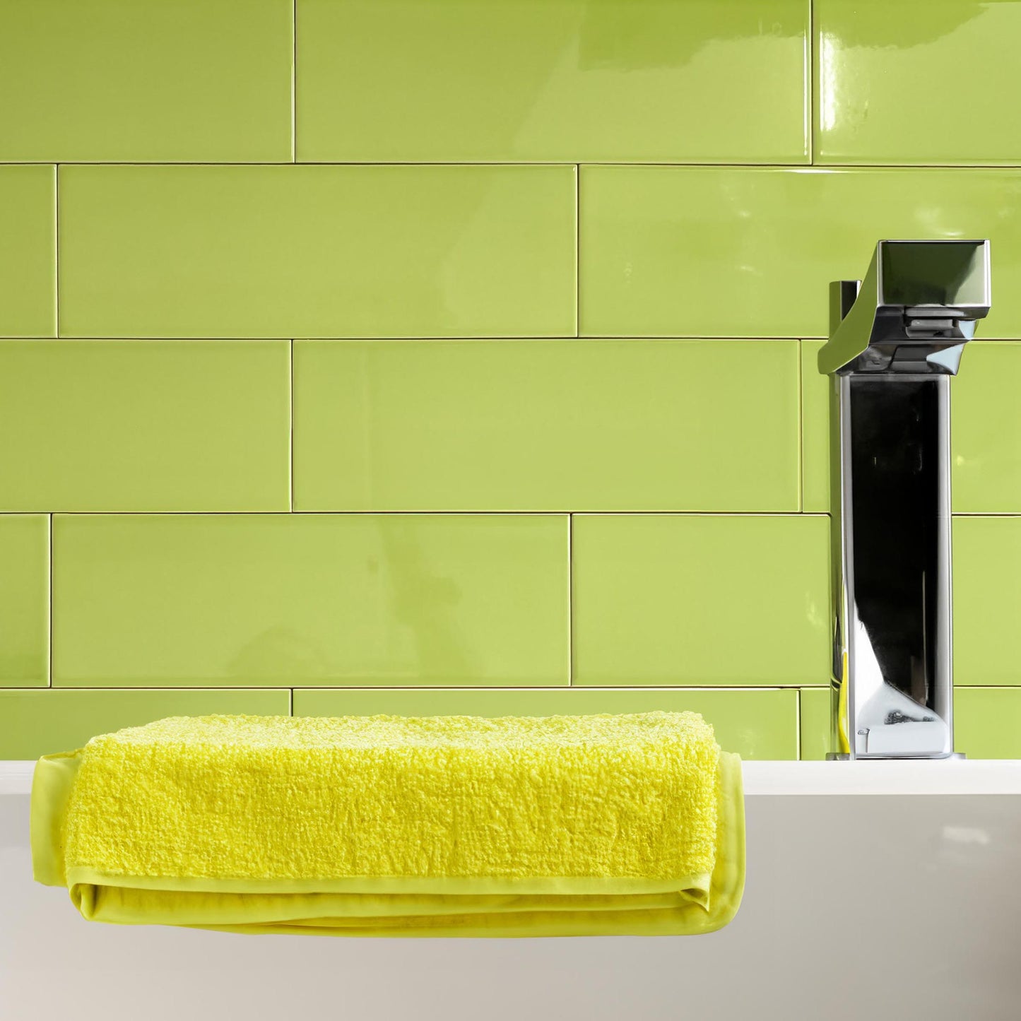 Sonic Green Gloss Wall Tile