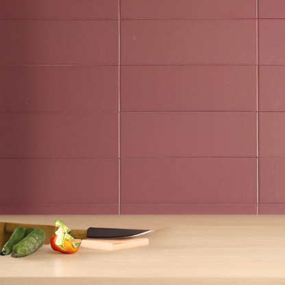 Sonic Mulberry Matt Wall Tile