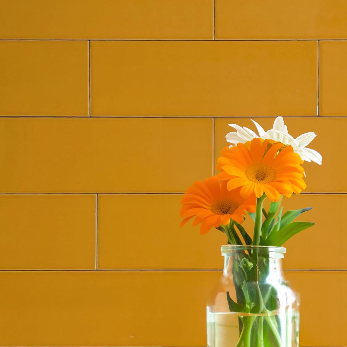 Sonic Orange Gloss Wall Tile