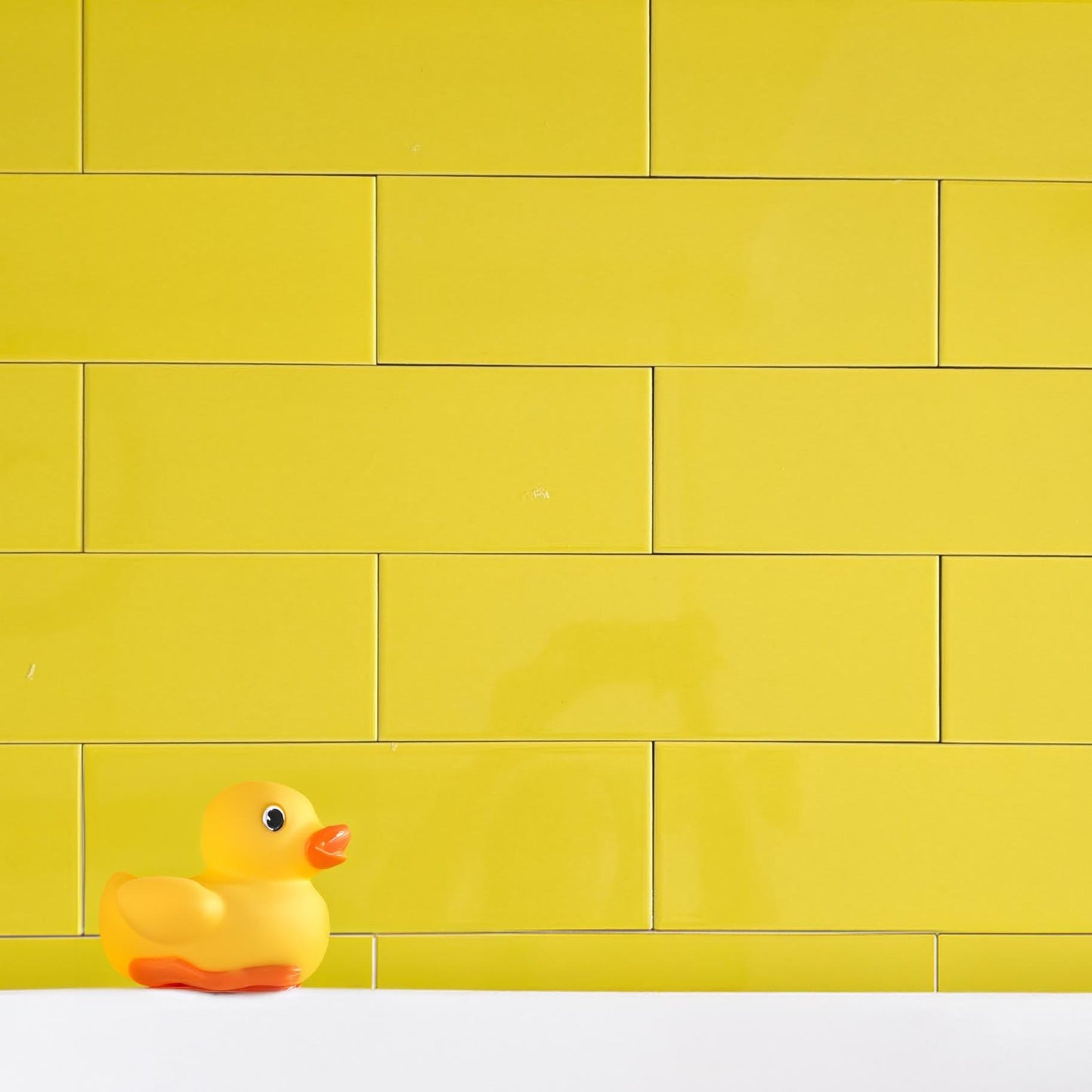 Sonic Yellow Gloss Wall Tile