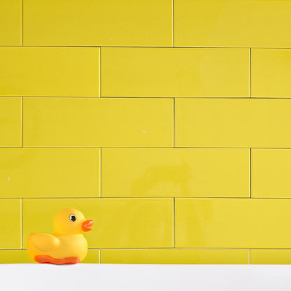 Sonic Yellow Gloss Wall Tile