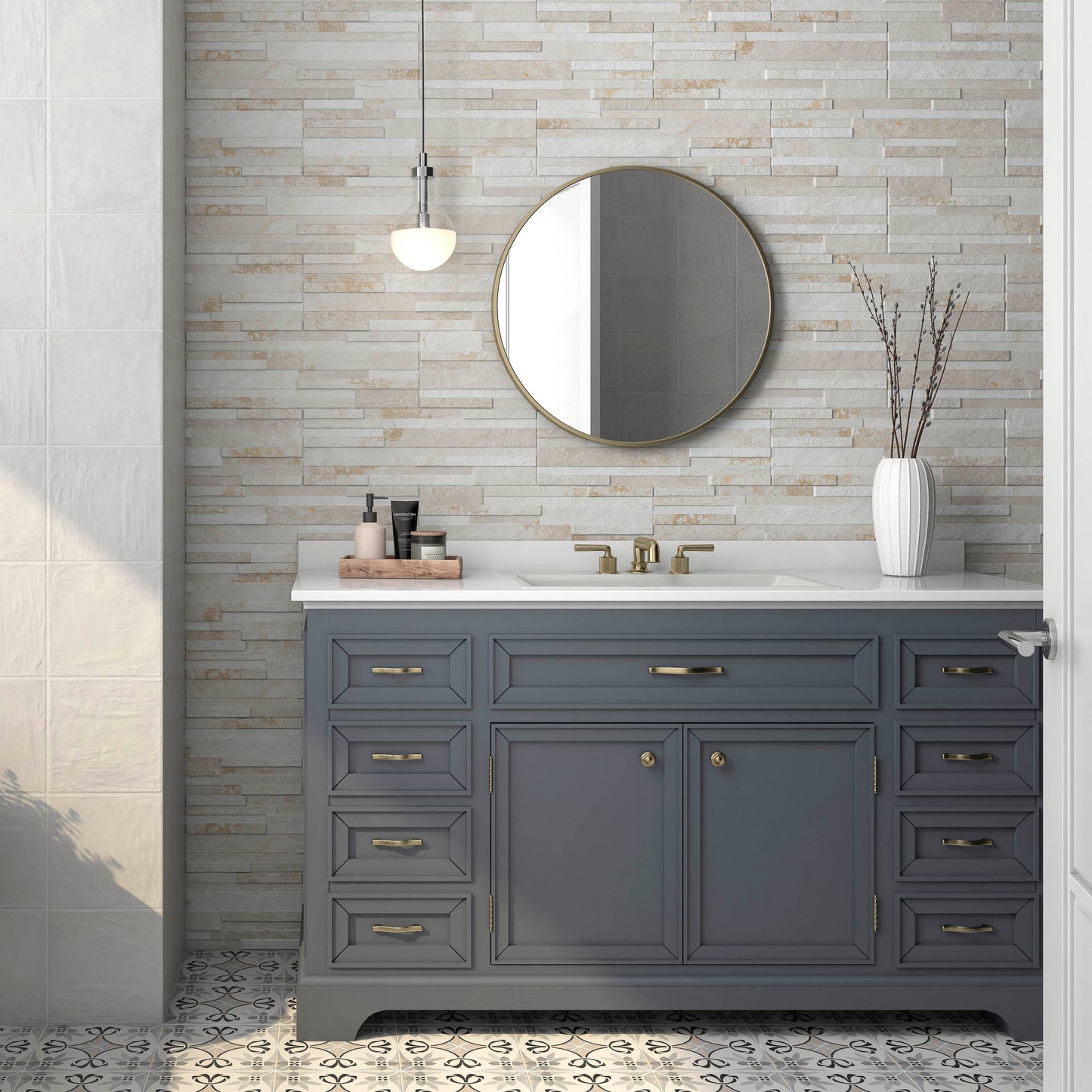 Summit Cream Split-face Wall Tile