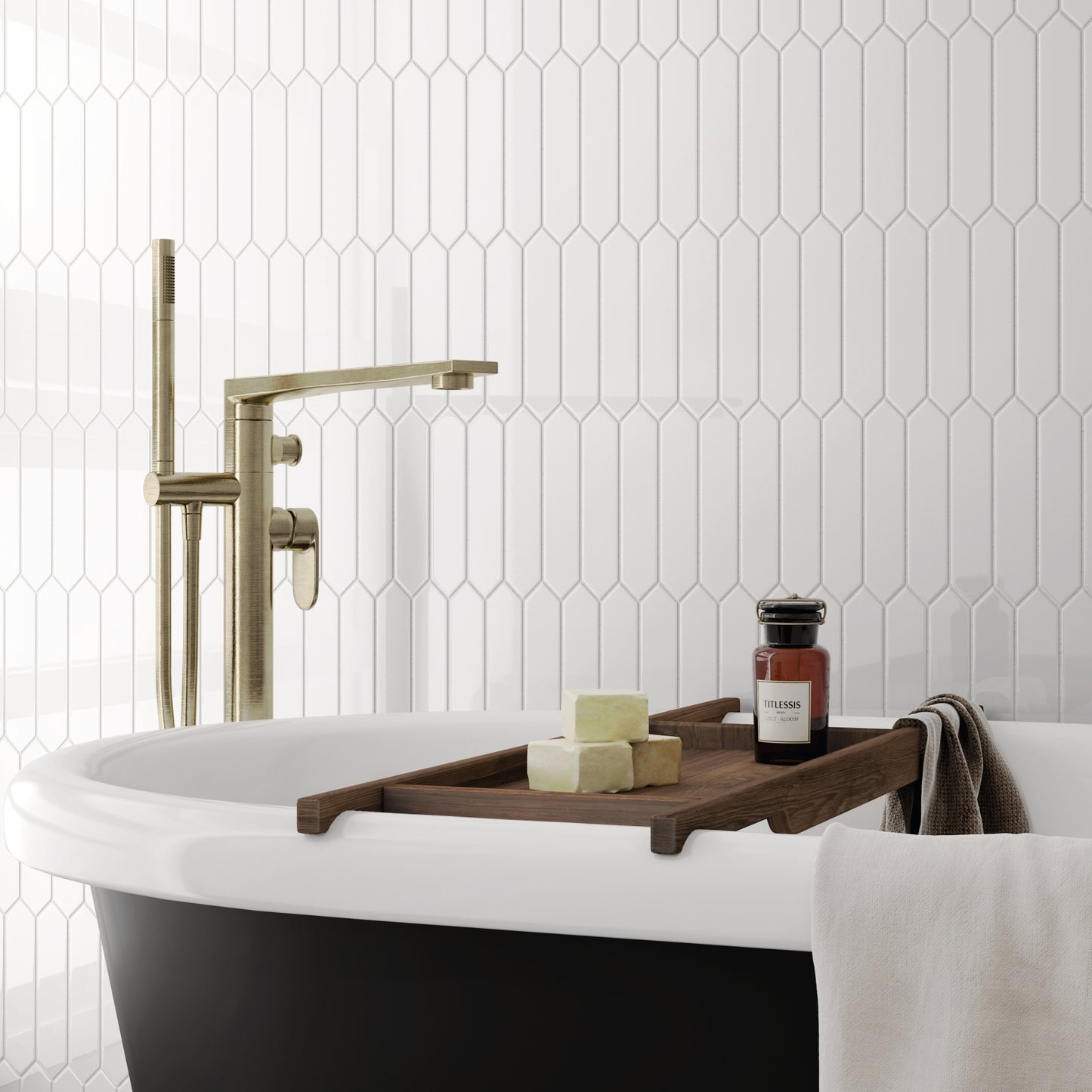 Delilah White Wall Tile