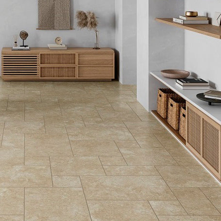 Yankees Beige Stone Effect Modular Pack Floor Tiles