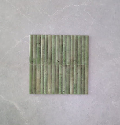 Raphael Green Fluted Wall Tile