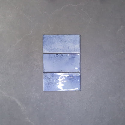 Dante Blue Brick Shaped Wall Tile