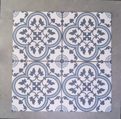 Chichester Blue Victorian Wall and Floor Tile