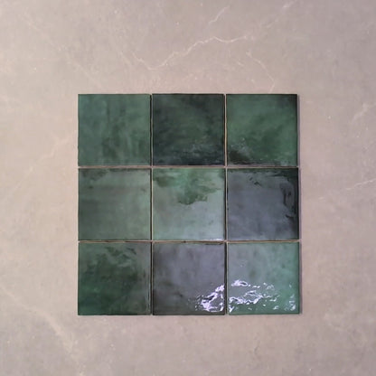 Craft Moss Green Wall Tile