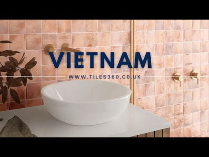 Vietnam Pink Square Wall Tile