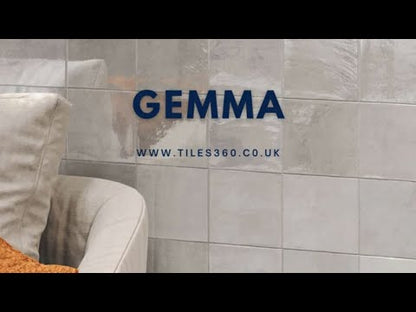 Gemma Silver Grey Square Wall Tile