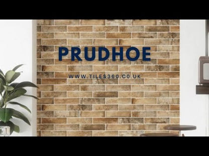 Prudhoe Honey Brick Effect Wall Tile
