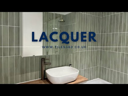 Lacquer Sage Grey Wall Tile