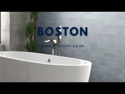 Boston Blue Brick Shaped Wall and Floor Tile