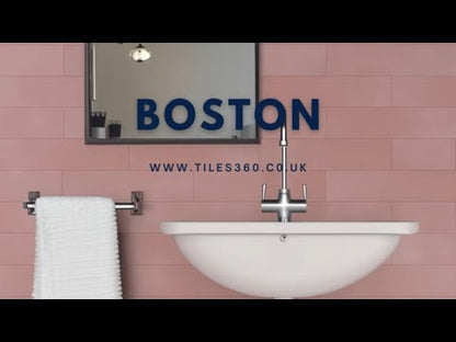 Boston Rose Pink Brick Shaped Wall and Floor Tile