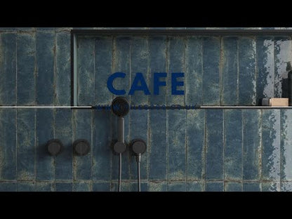 Café Blue Brick Shaped Wall Tile