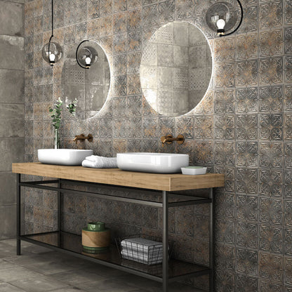 Rome Anthracite Decorative Wall Tile