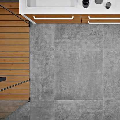 Volt Indoor Anthracite Square Floor Tile