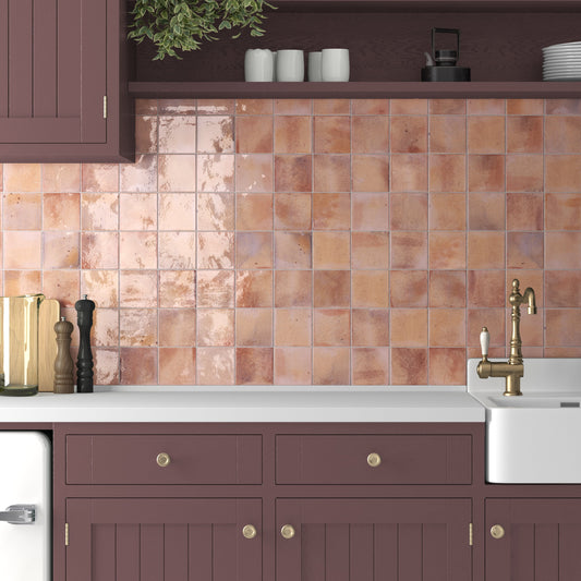 Vietnam Pink Square Wall Tile