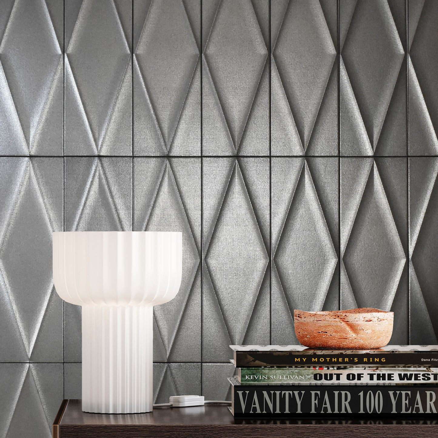 Lustrous Metallic Wall Tile