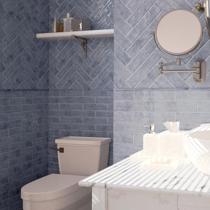 Plush Blue Wall Tile