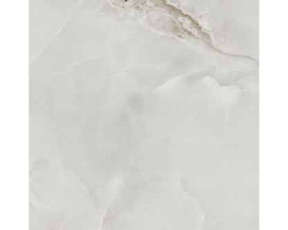 Light Grey Onyx Marble Effect 600x600mm Porcelain Floor Tile - Bliss Range | Tilles360