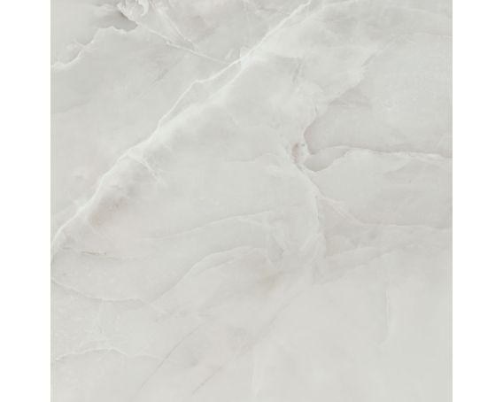 Light Grey Onyx Marble Effect 600x600mm Porcelain Floor Tile - Bliss Range | Tilles360