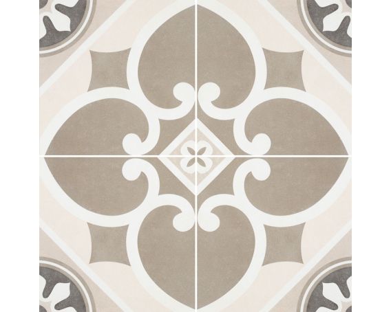 Design 4 Reto Patterned Square Tile - Claridge Range | Tiles360